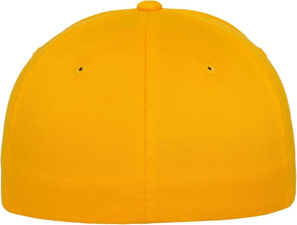 Flexfit Men's Athletic Baseball Fitted Cap Gold XL-XXL-strctured