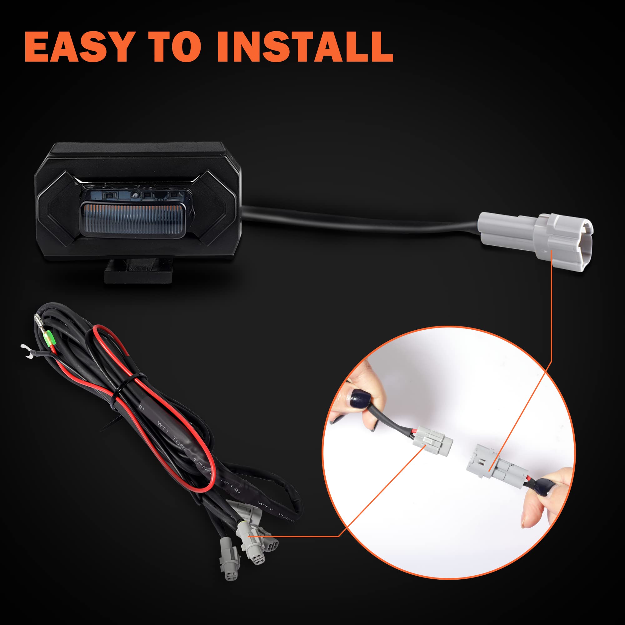 Upgraded Seven Sparta Grill LED Lights 4 PCS Compatible with Toyota