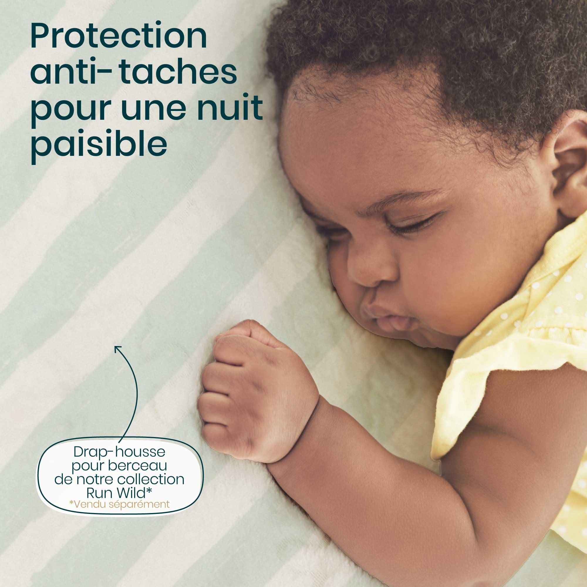 Tutti Bambini Alèse Matelas Berceau 100% Imperméable - Alèse Cododo en Coton Doux & Respirant - Protection Lavable en Machine (81 x 51 cm)