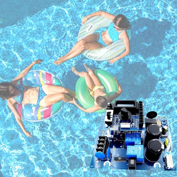 GLX-PCB-RITE Main Circuit Board & GLX-PCB-DSP Display Board Fit for Hayward | Fits Aqua Rite Saltwater Chlorinator, Pool Chlorinators Replacement, Main Circuit Board & Display Board