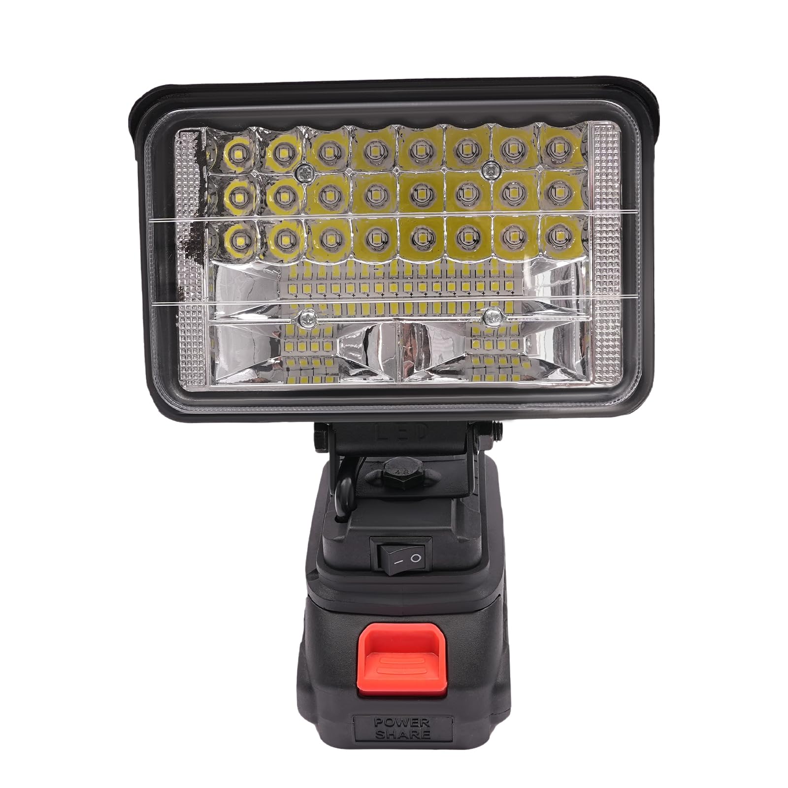 LED Arbeitsleuchte Lampe, Tragbare kabellose LED Leuchte 48W 48 Lampenkugeln Akku Lampe für Camping 800LM