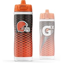 Gatorade Gx NFL Non-Slip Squeeze Bottles, 30 fl oz, Gx Hydration System