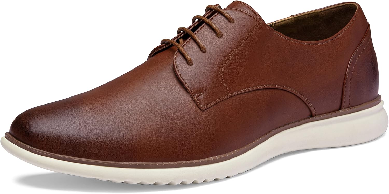 Jousen Men's Dress Shoes Brogue Formal Lace Up Oxfords Shoes