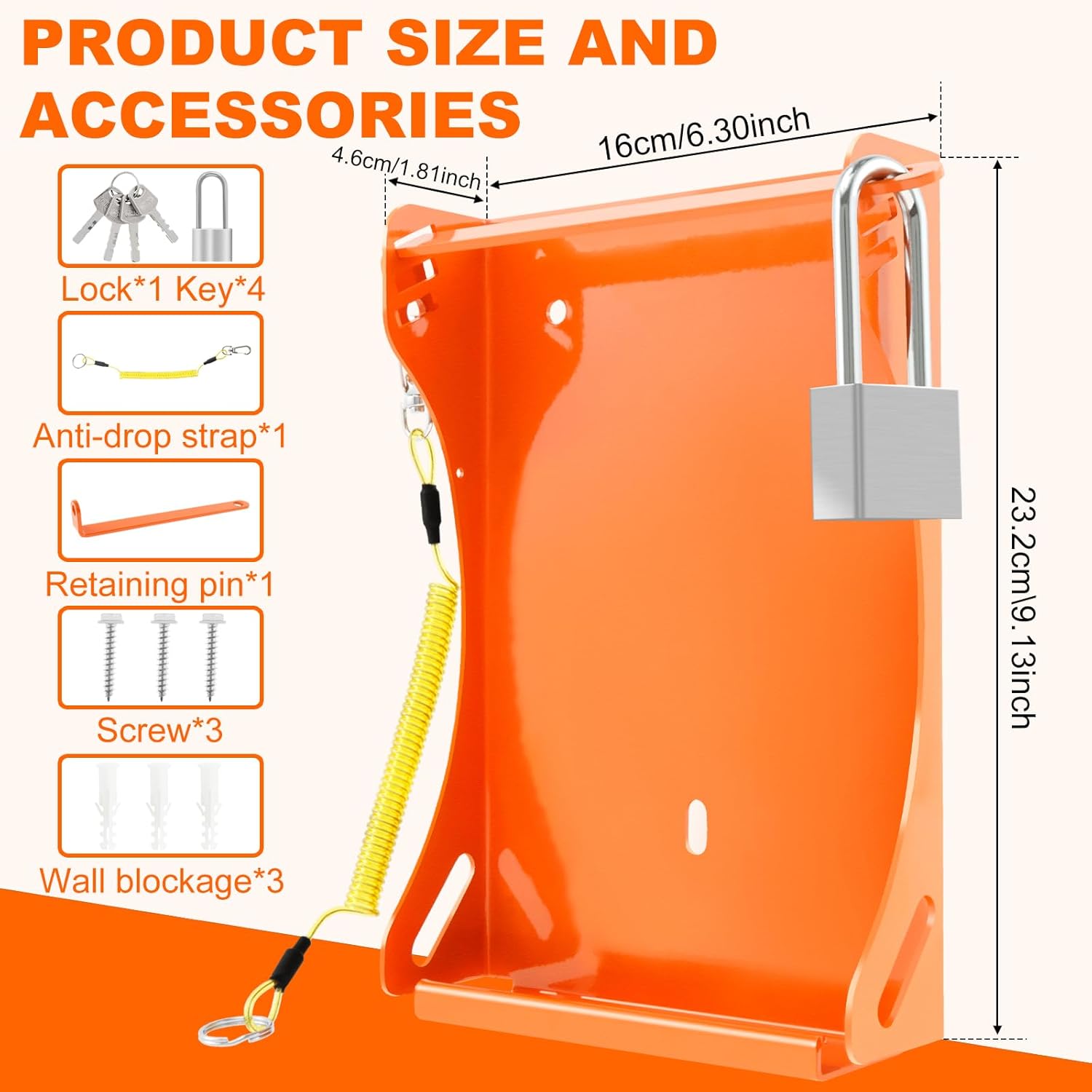Handheld Leaf Blower Hanger, Leaf Blower Rack for Bg-50,Bg-56,Bg-66,Bg-86, Leaf Blower Wall Mount Bracket, Blower Rack for Garage Wall, Convenient Use Blower Holder Rack