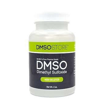 DMSO 4 oz, Non-Diluted, 99.995% Pharma Grade Solvent for General Purpose Use