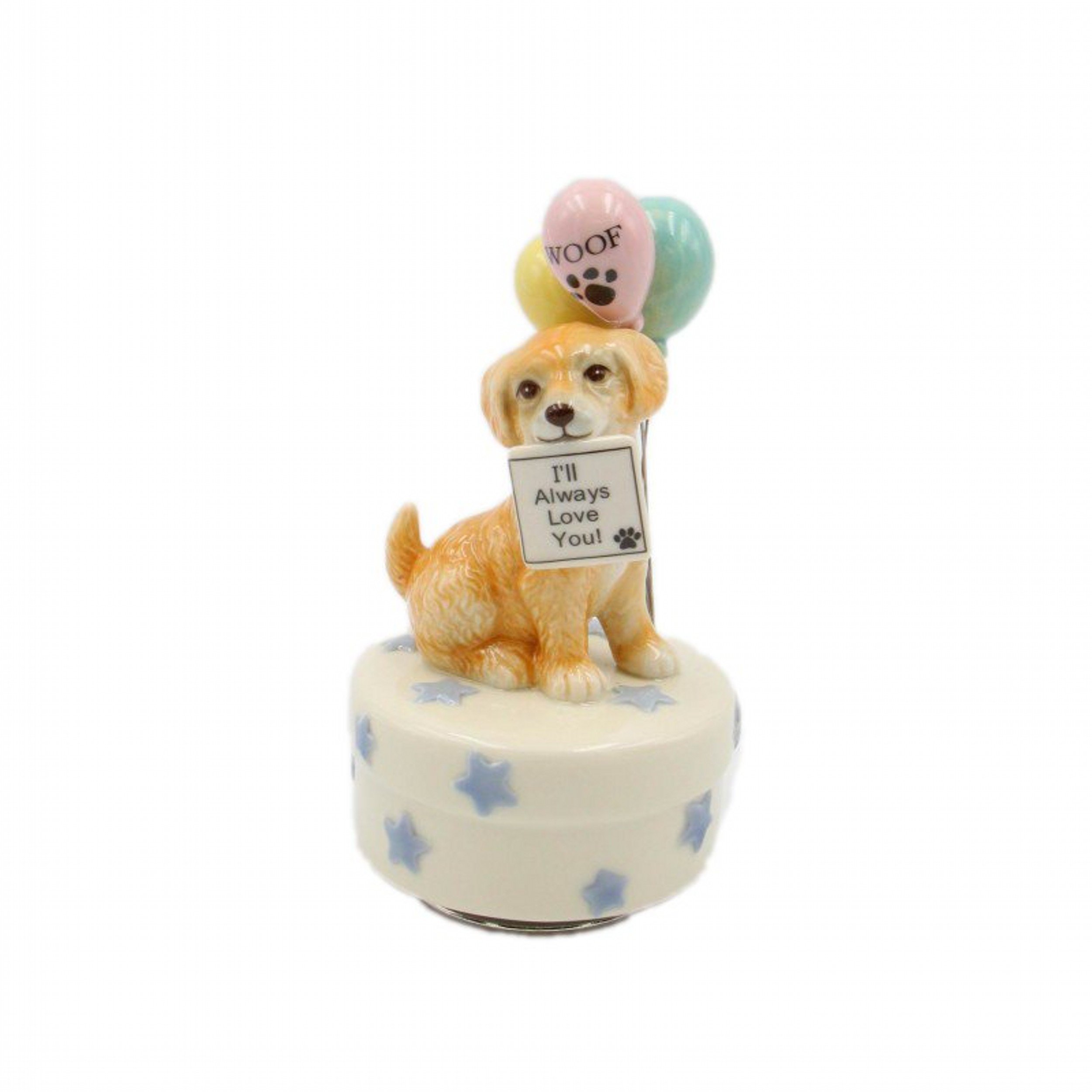 Cosmos Gifts 80133 Golden Retriever Musical, Brown