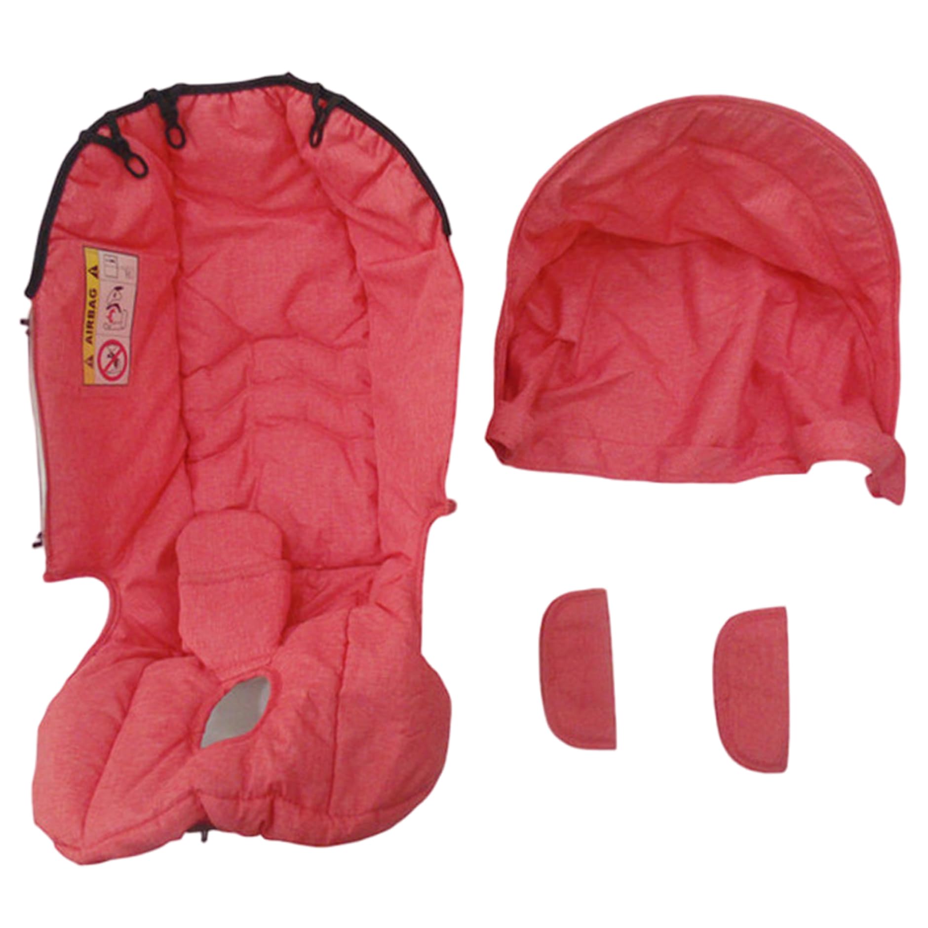 Sombrillas Fundas para Sol, Juego de Forro y Toldo para Asiento de Cochecito 4 en 1, Cojín para Cochecito con Sombrilla y Hombreras, Accesorios para Cochecitos de Fácil Limpieza para Portabebés Estil