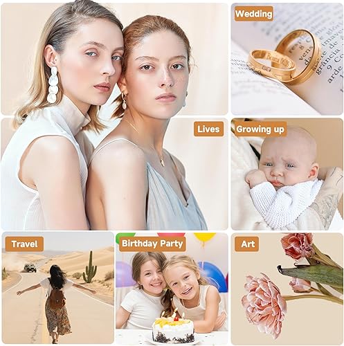 Miniatura 5 de Mini cámara digital vintage 4K 64MP con llavero, cámara de video de nostalgia retro de bolsillo con luz LED y tarjeta micro SD de 32 G, adecuada