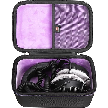 FBLFOBELI EVA Hard Storage Case Compatible with beyerdynamic DT 990 Pro ohm Dt 770 Pro 32/80/250 Ohm Over-Ear Studio Headphones, Travel Protective Headphone Cases Bag (Case Only)