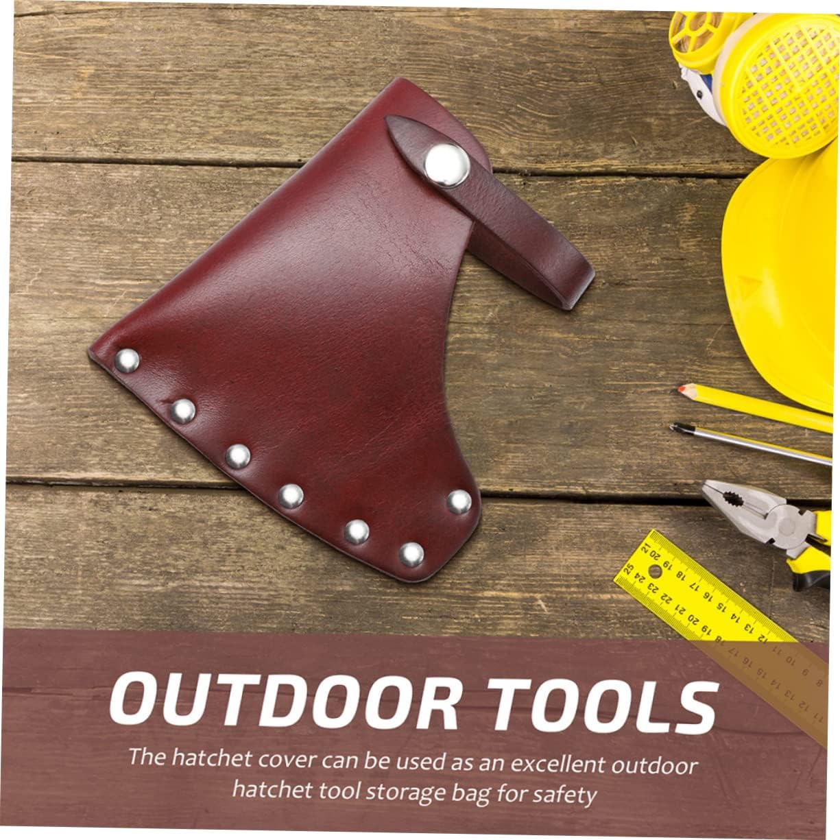 Artibetter 2Pcs Portable Outdoor Hatchet Protector Sleeve Durable Blade Cover for Camping and Hiking Essential Gear for Outdoor Adventures image 2