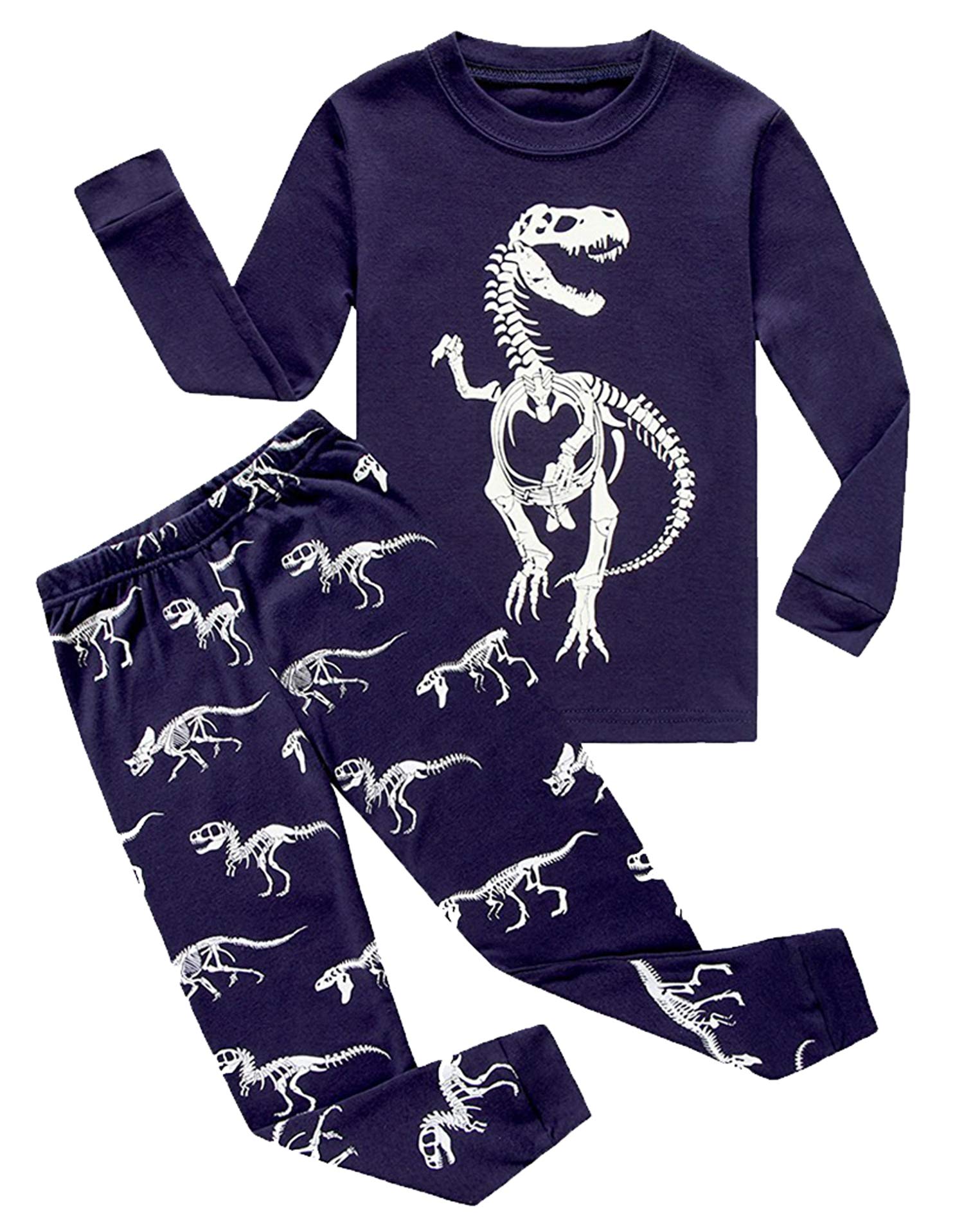 Family Feeling Little Big Boy Pajamas Sets 100% Cotton Pjs Kids Jammies