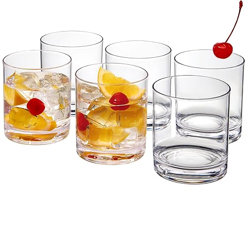 Miniatura 9 de Amazing Abby - Probity - Vasos de plástico de 10 onzas (juego de 6), vasos de plástico reutilizables, sin BPA, inastillables, aptos para lavavajillas