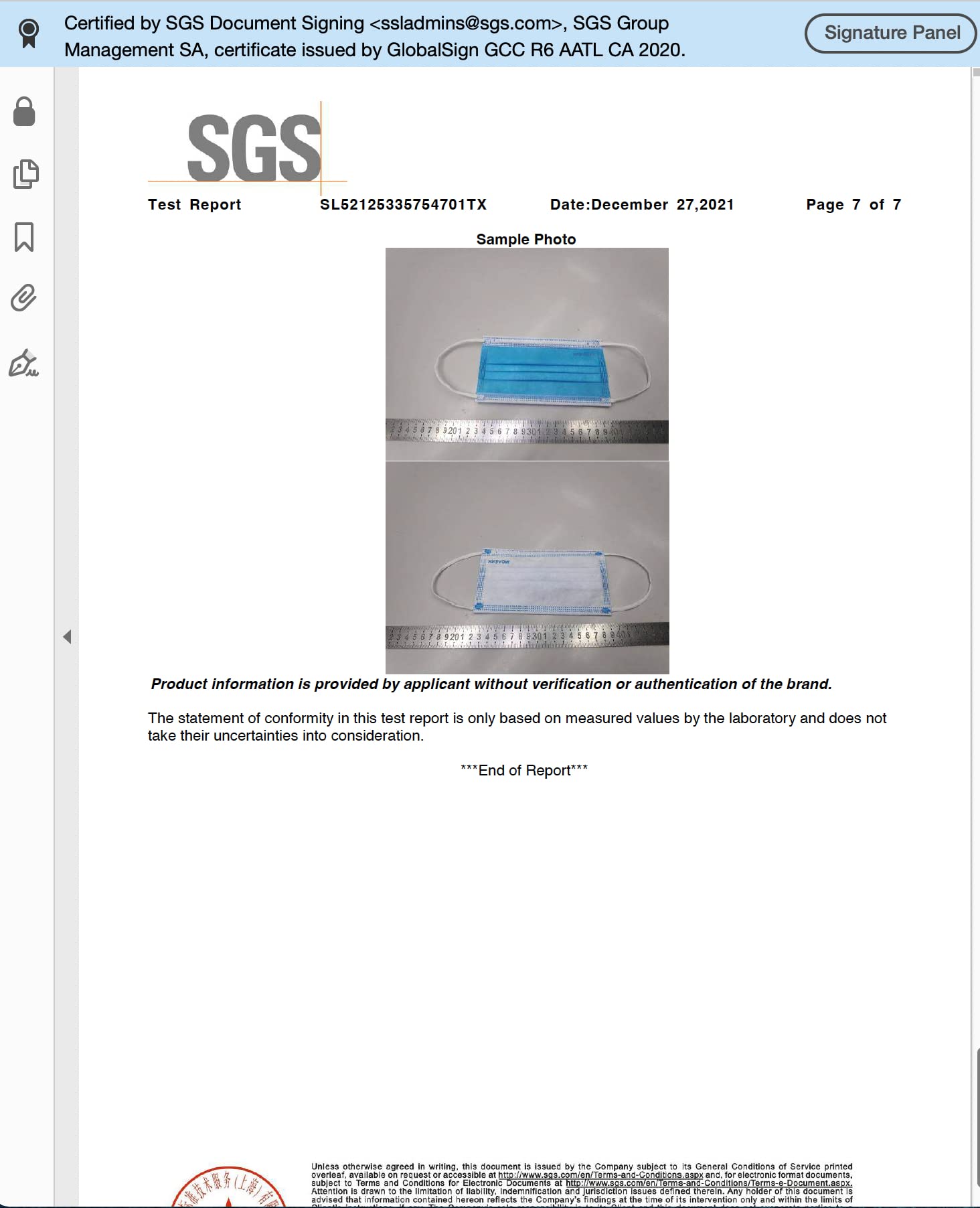 4 capas ASTM F2100 NIVEL 3 máscara facial caja de 50 (azul)