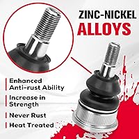 Vista 6 de KSP PERFORMANCE - Brazos de control superiores delanteros, ajustables de 2 a 4 pulgadas, 2 piezas, negros