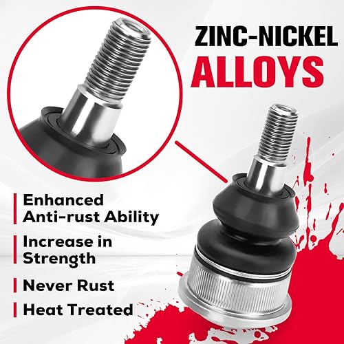 Miniatura 6 de KSP - Brazos de control superiores delanteros para Toyota Tacoma 4Runner N180, brazo tubular ajustable de 2 a 4 pulgadas, brazos de suspensión de