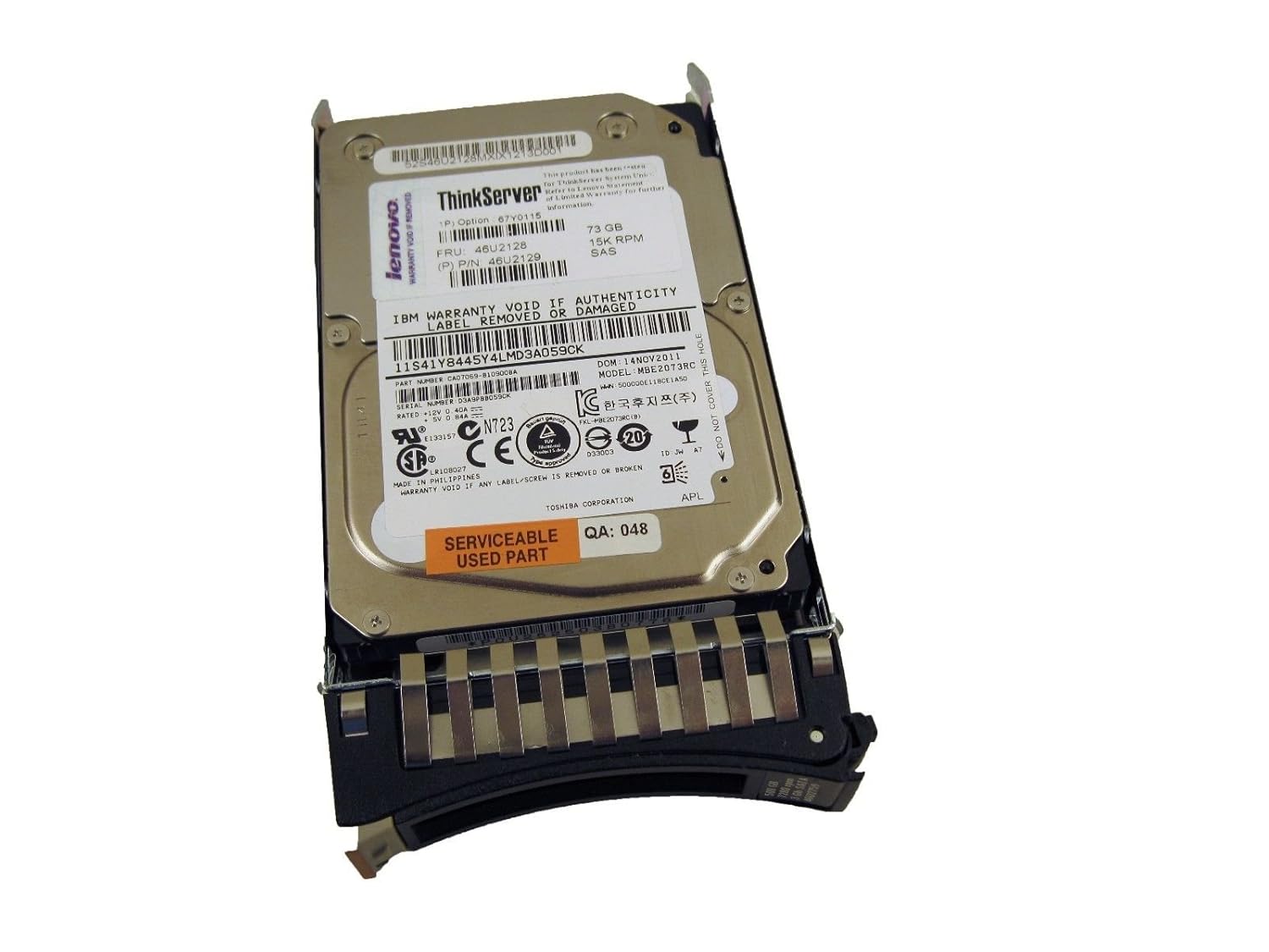 Lenovo Harddrive 73 GB 46U2128