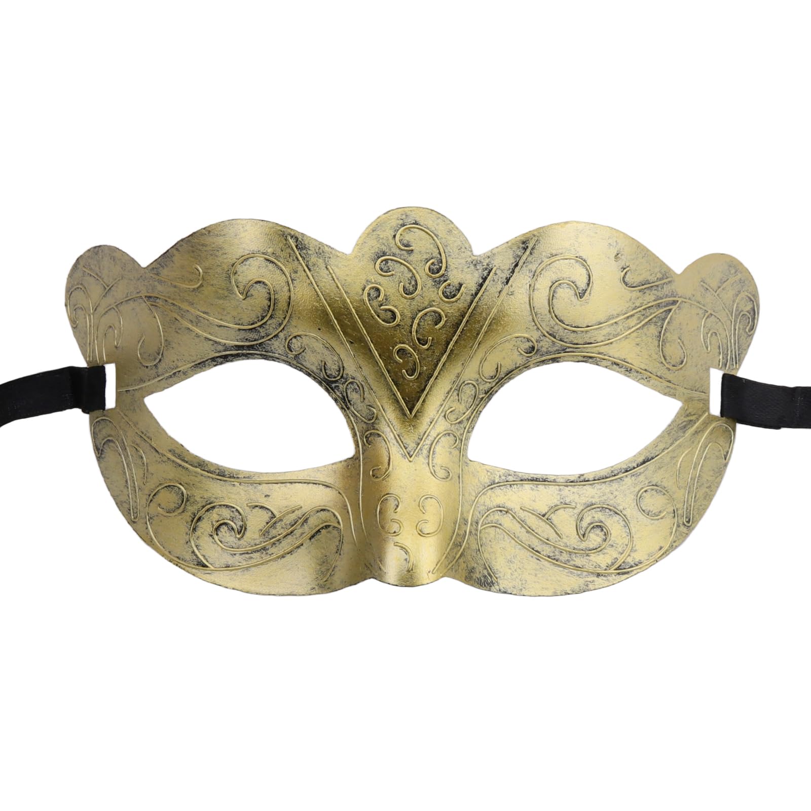 Juego de 50 máscaras venecianas para bailes de máscaras, máscara dorada para fiestas de Mardi Gras para hombres y mujeres, accesorios de decoración de disfraces de bar