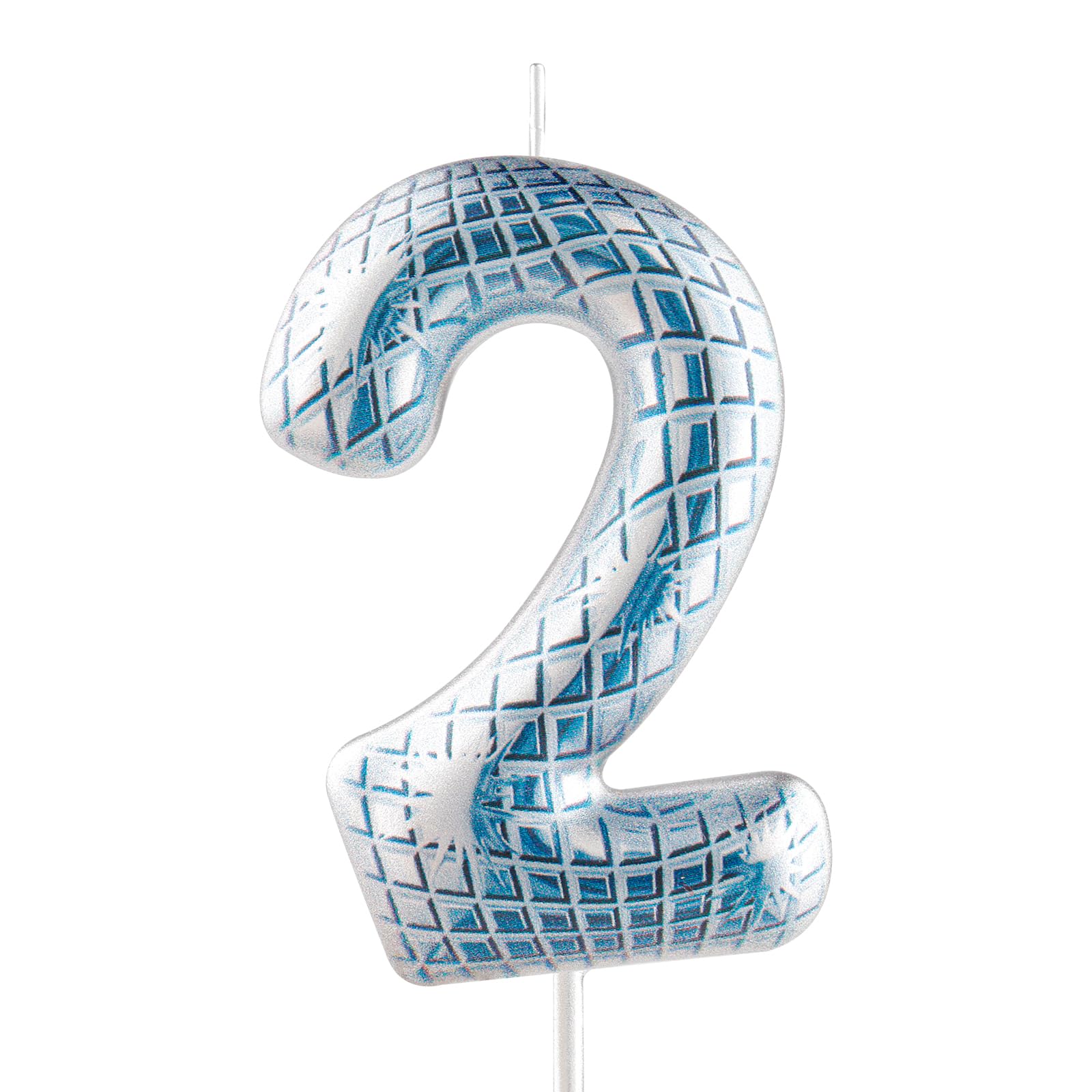 Funny Disco Themed Birthday Candles, Number 21 Retro Disco Mirror Ball Candle Cake Topper Decorations, Dance Party Supplies, 18th 21th 30th 40th 50th 60th Birthday Gifts for Him Her Disco Lovers — view 23