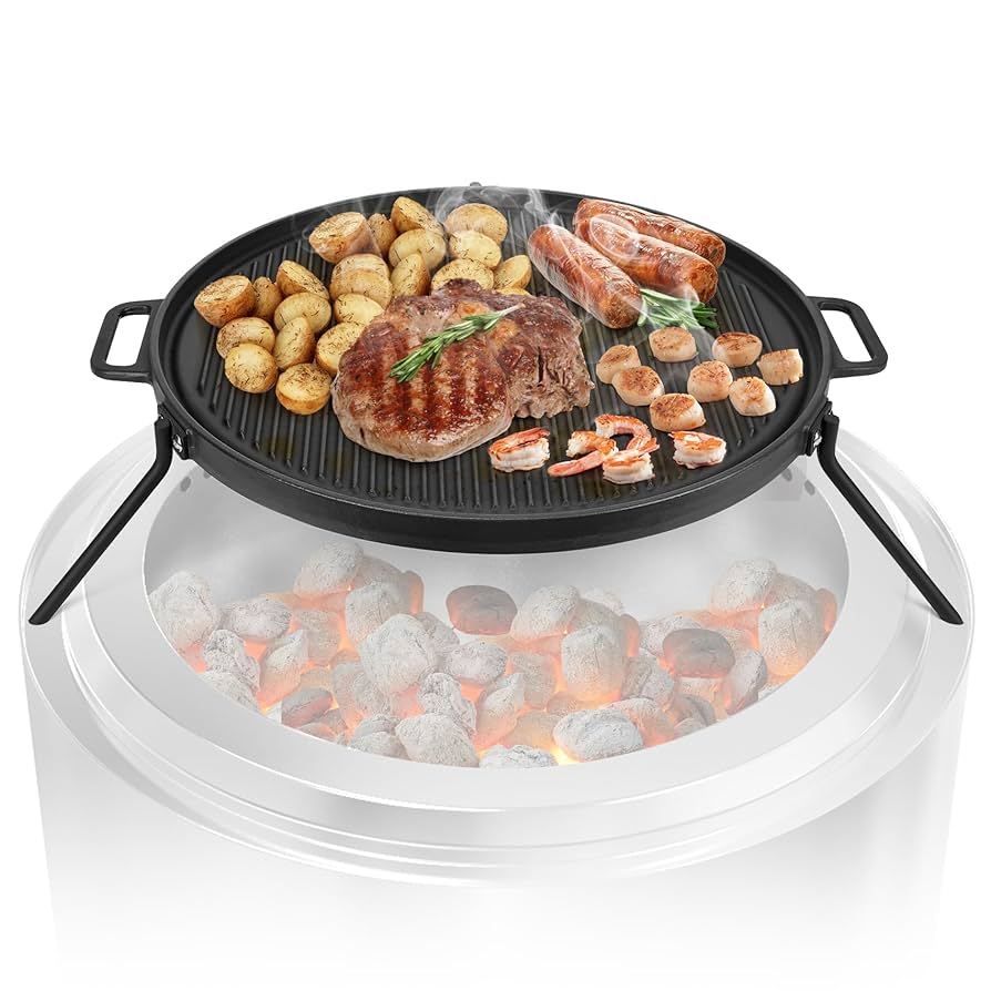 YOKA COOKING FIRE PIT SOLO、YOKA GRIDDLE YOKA Cooking Fire Pit Light - Steel | Outdoor Cooking