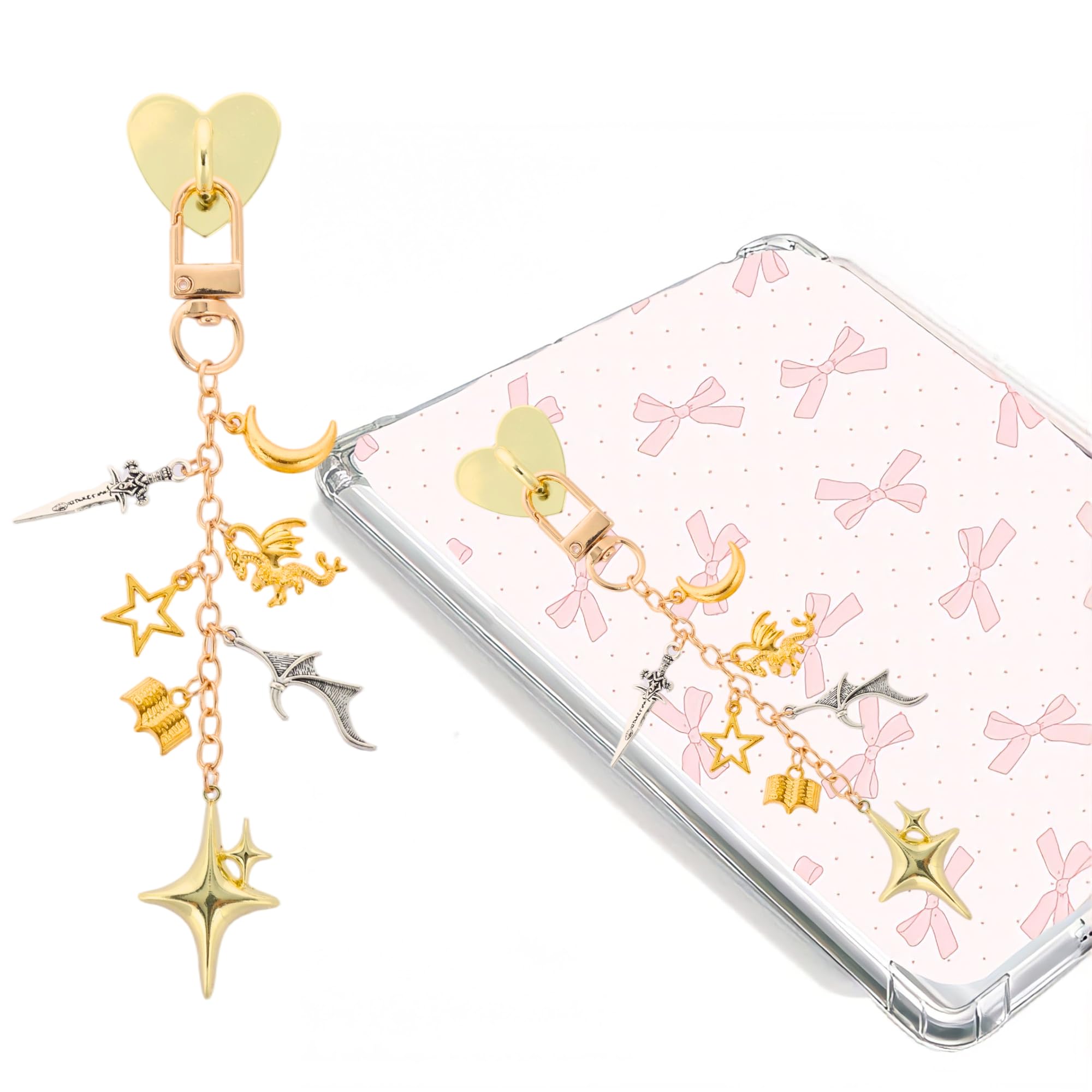 Fantasy Charm Chain for Kindle - Fantasy Chain Bracelet Strap Decorating Accessories, Gift for E-Reader Book Lover-image-23