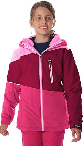 killtec Niñas Chaqueta de esquí/chaqueta funcional con capucha y protección cont