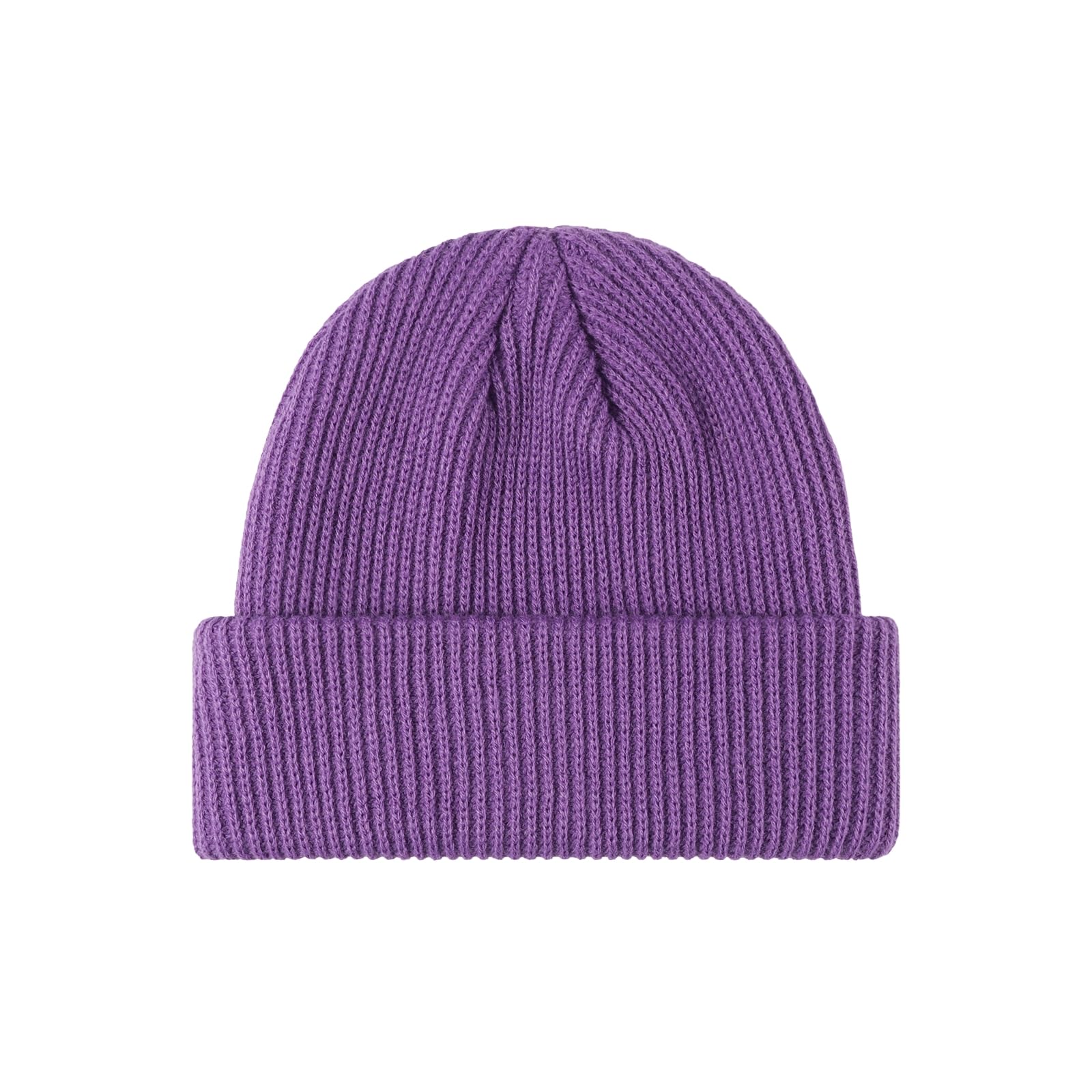 2THESTARS Winter Beanie Hat for Men Women, Thickened Wool-Blend Skull Cap, Warm Cotton Beanie for Outdoor & Heat Retention