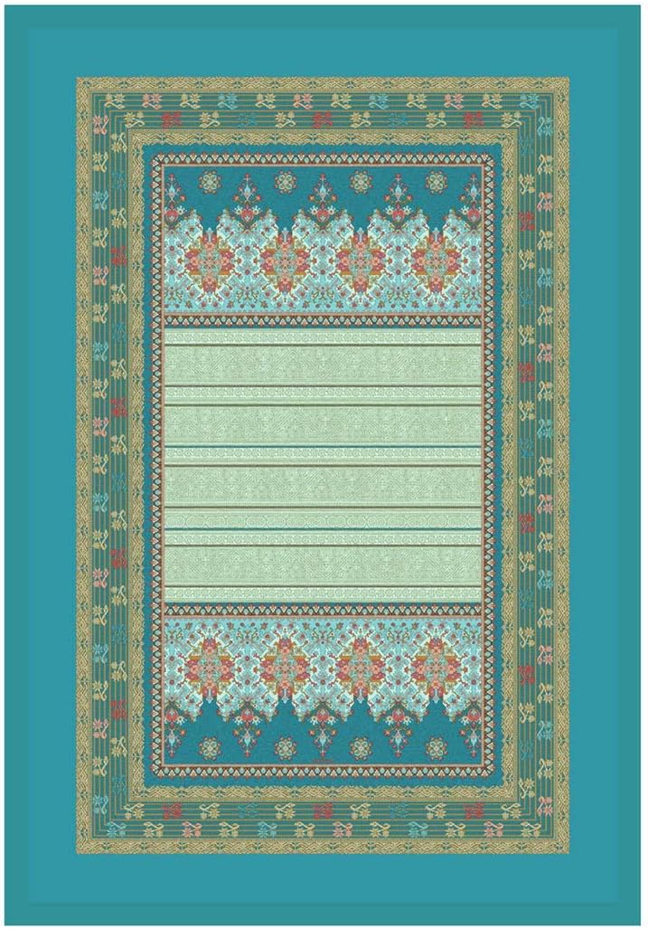Bassetti throw Maiori V2 Granfoulard turquoise size 135x190 cm