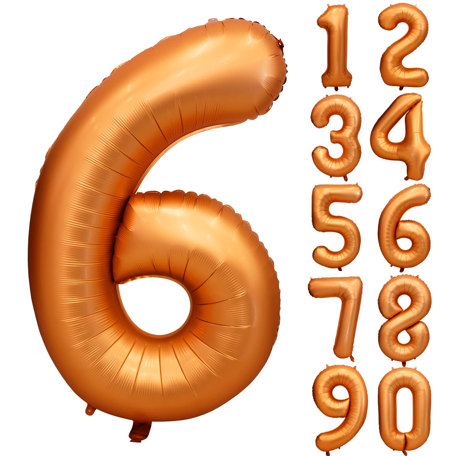 Red 0 balloon 40 Inch Giant Helium Foil Number 0 to 9 Red Balloon Birthday Wedding Party Digital Decorations (Number 0) — view 77