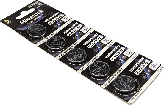 5-Pcs 3-Volt Lithium Coin Cell Battery for Freestyle Lite Blood Glucose Meter, Sugar Monitor