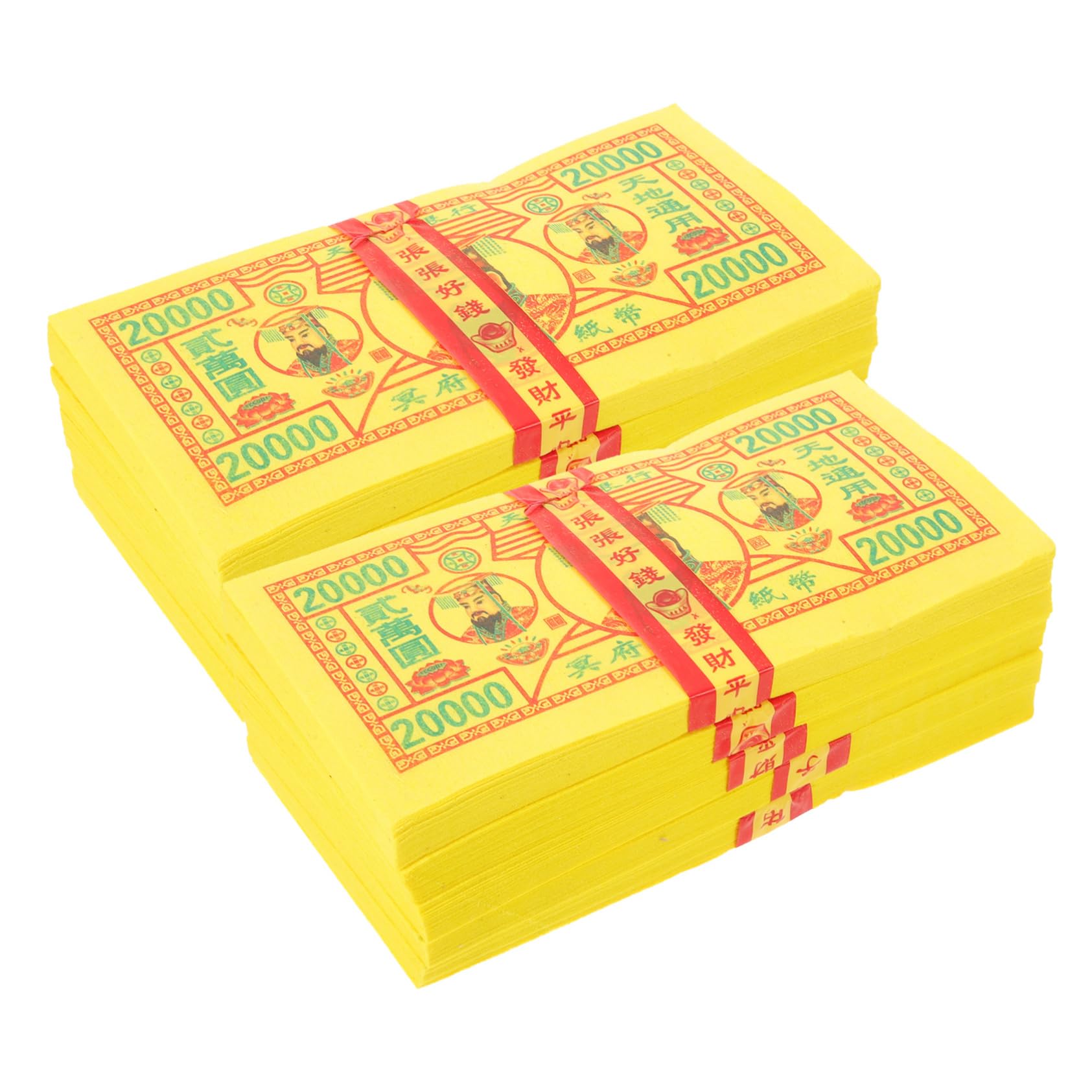 HOMSFOU 350Sheets Paper Traditional Ancestor Money for Worship and Role Playing Versatile Funeral Supplies Design with Random Denominations for Qing Ming