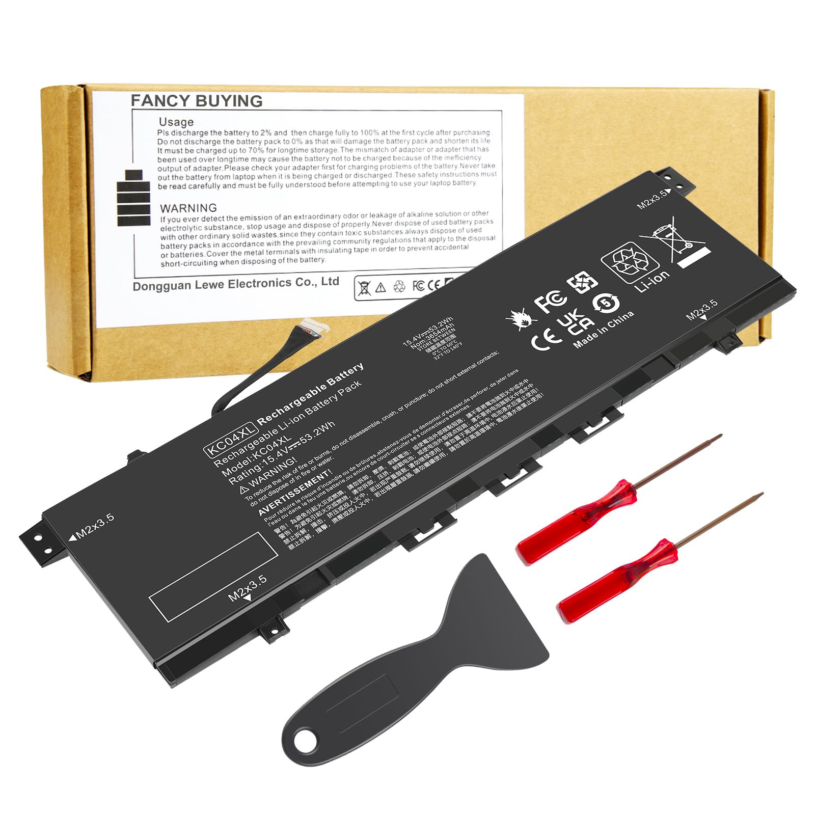 バッテリー◎ 13 HP Celeron 4205U SSD128GB オフィス Amazon.com: KC04XL Laptop Battery for HP Envy X360 13-AG 13z-AG