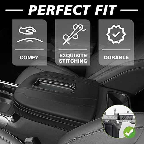 Miniatura 191 de Muslogy Funda de consola central compatible con Honda Pilot 2023 2024 2025, 2024 2025 2026 Ridgeline/Passport Accesorios para apoyabrazos, tapa