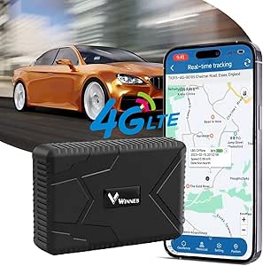 4G GPS Car Locator, 10000mAh Battery IP65 Real Waterproof Positioning Free App No Need to Subscribe to 4G TK915 asin的图片