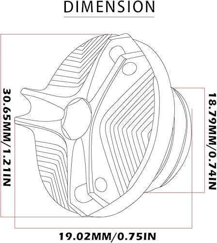 Miniatura 3 de Protector de tapa para Yamaha FZ 07 FZ-07 2015-2016 Accesorios de motocicleta Aluminio Motor Drenaje de aceite Tapón de tuerca de sumidero Tapón