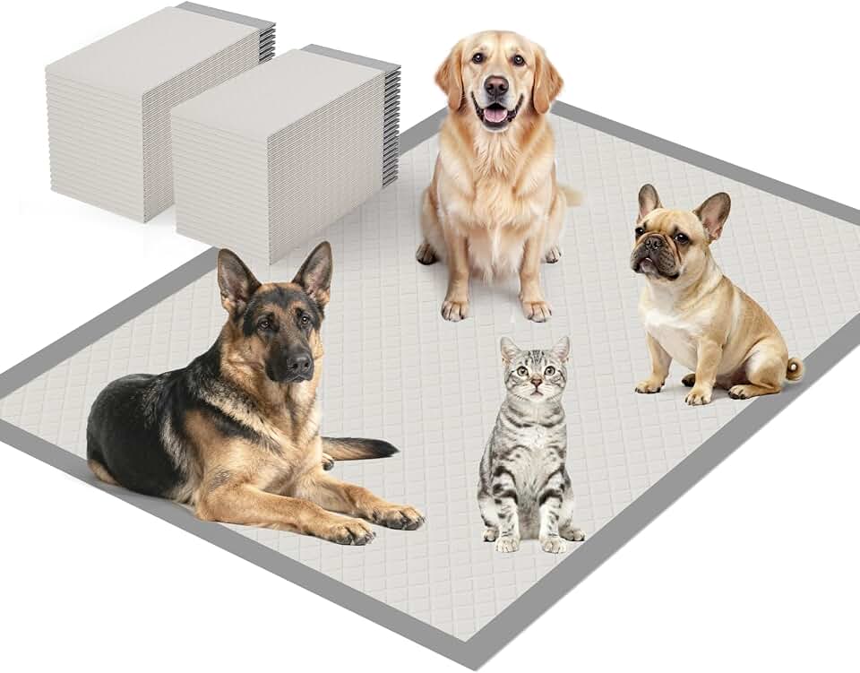 Gardner Pet 25 Unidades Empapadores Perros 94x137 cm - Ultraabsorbentes, Respaldo Antideslizante - Protección de Suelos para Cachorros y Perros Adultos - para Entrenamiento y Viajes