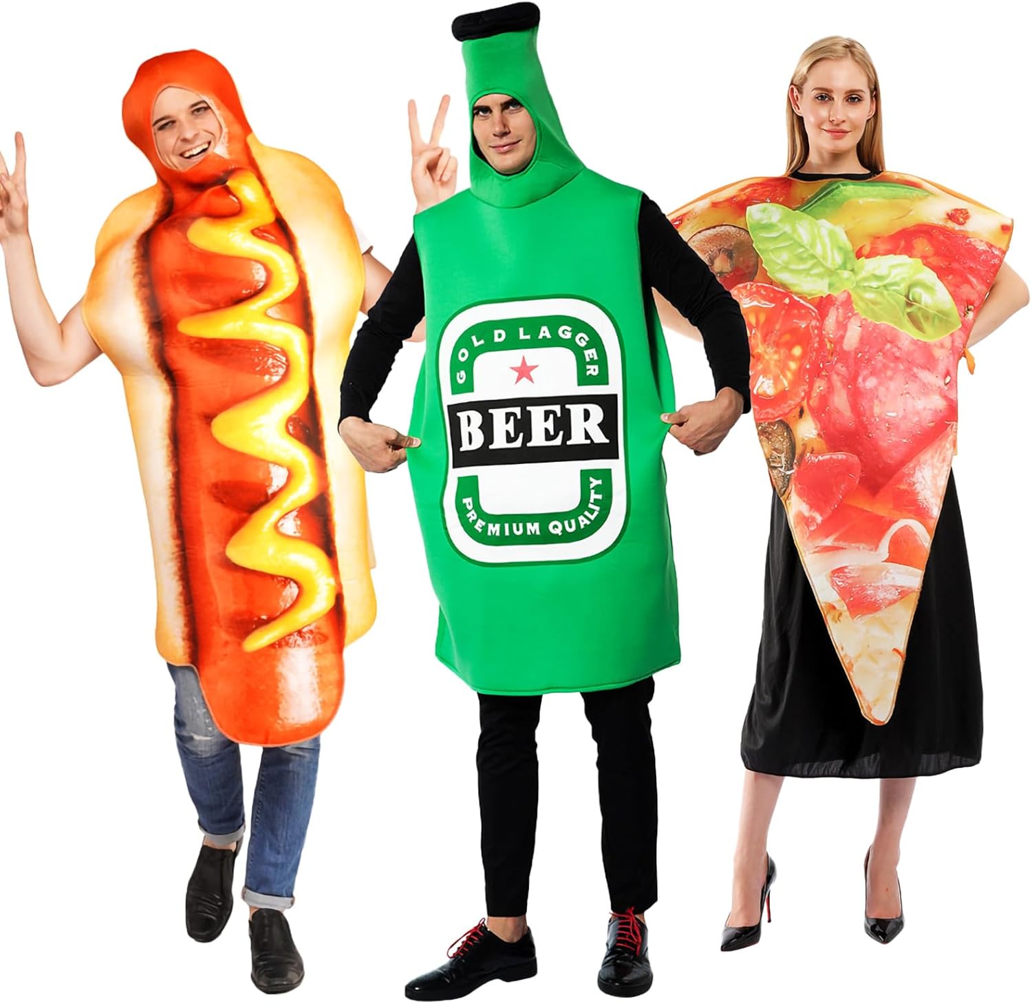 [EVOLUTER] ハロウィン おもしろ衣装 コスプレ ホットドッグ ビール 着ぐるみ えだ豆 コスチューム 面白い 仮装