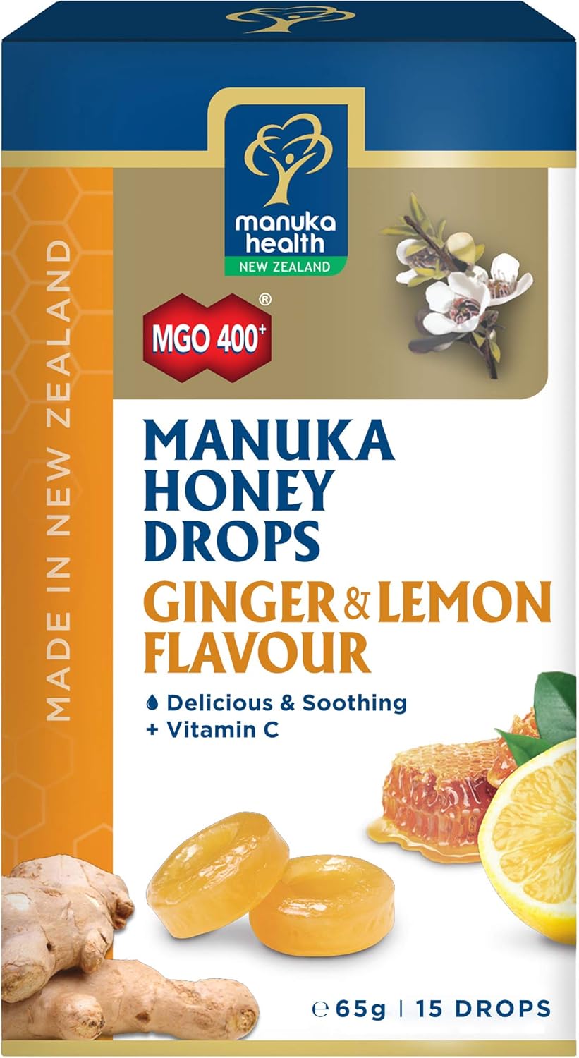 Manuka Manuka Honey Candy Mgo400 + Ginger and Lemon 100 g Amazon.co