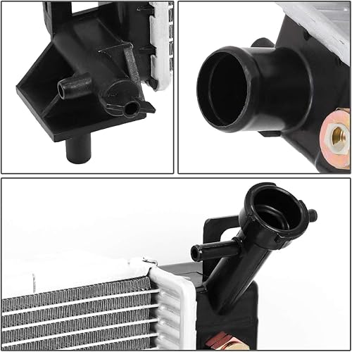 Miniatura 52 de DNA Motoring OEM-RA-1452 Radiador de núcleo de aluminio de 1 fila estilo OE compatible con 85-96 F150 / F250 / F350 MT/AT, 27-1/2 pulgadas de ancho