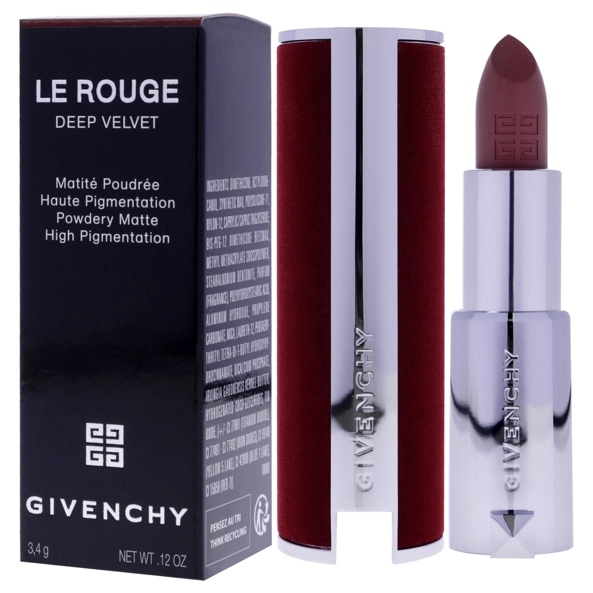Amazon.com: Le Rouge Deep Velvet Matte Lipstick - N10 Beige Nu by