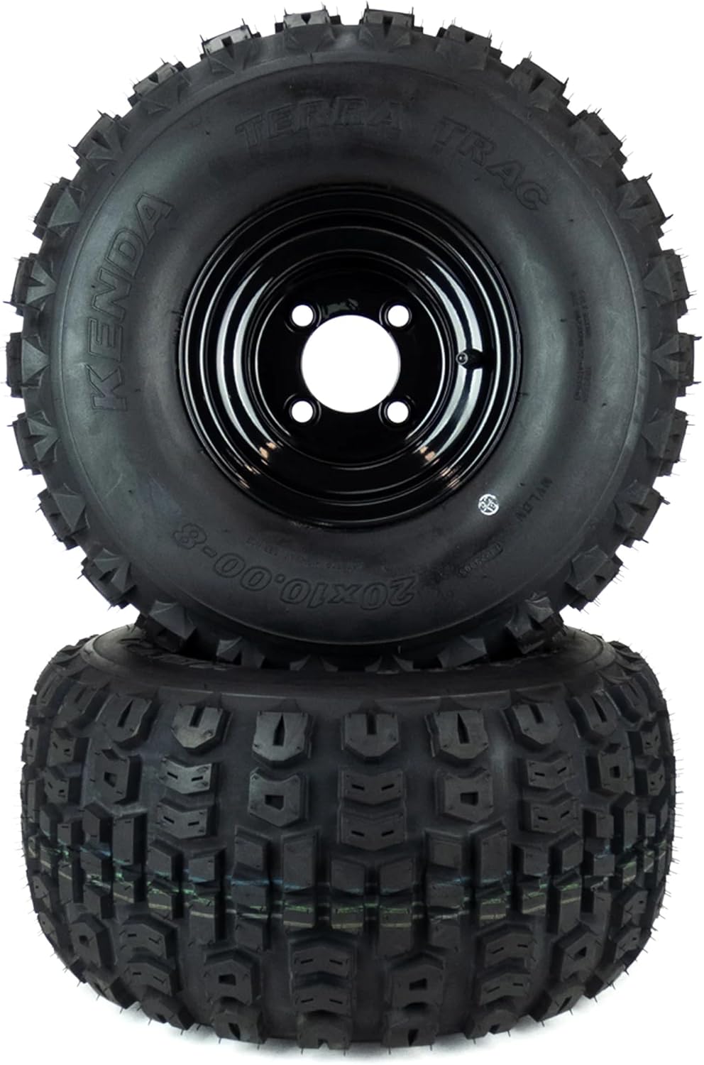 (2) All Terrain Tire Assemblies 20x10.00-8 Fits Cub Cadet ZT1 50" 54" 634Z05430