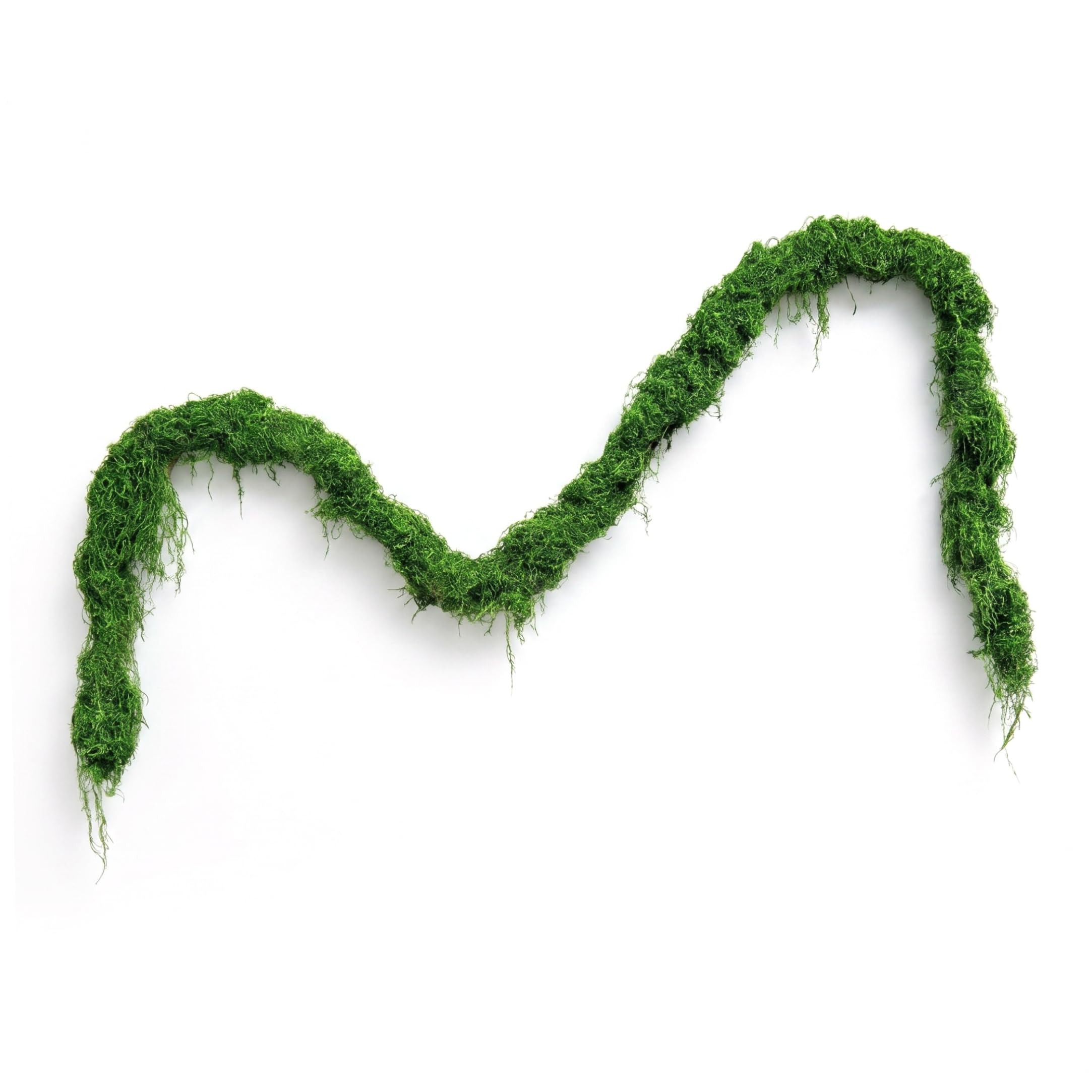 Moss Garland, DIY Display Artificial Vine Realistic Hanging Moss Decor for Wedding Party Indoor Outdoor, 47 Inch