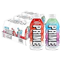 Vista 11 de PRIME Hydration VARIETY - Bebidas deportivas, electrolitos mejorados para reponer líquidos, 177 mg de BCAAs, vitaminas B, antioxidantes, bajo