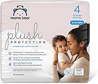 Vista 15 de Marca Yaxa - Mama Bear Pañales de Protección Suave - Talla 5, 31 Unidades, Pañales Desechables Premium Hipoalergénicos para Bebé, Blanco y Cloud