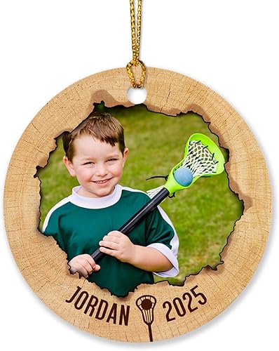 Vista 42 de Adorno de Navidad personalizado con imagen de jugador de béisbol para niños y niñas, adorno de béisbol con foto con nombre personalizado, regalos