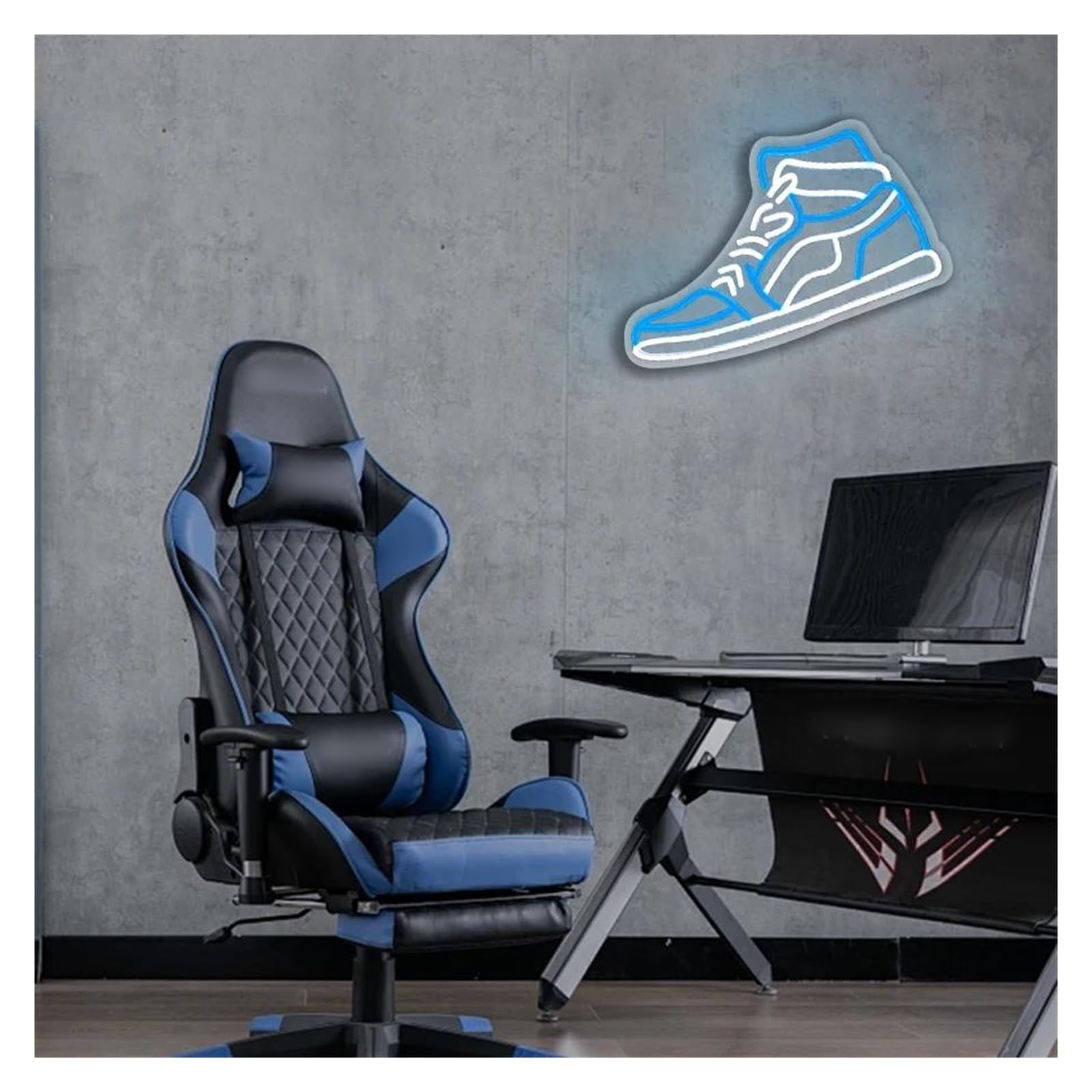 néon signe Enseigne Lumineuse Pour Baskets Pour Une Chambre D'adolescent, Une Caverne, Une Fête, Un Bar, Une Salle De Jeux, Une Décoration Murale 41cmx25cm