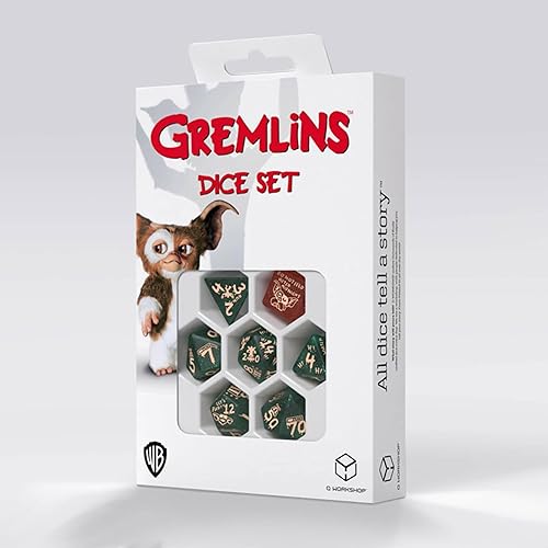 Juego de dados Gremlins de Q-Workshop, dados
