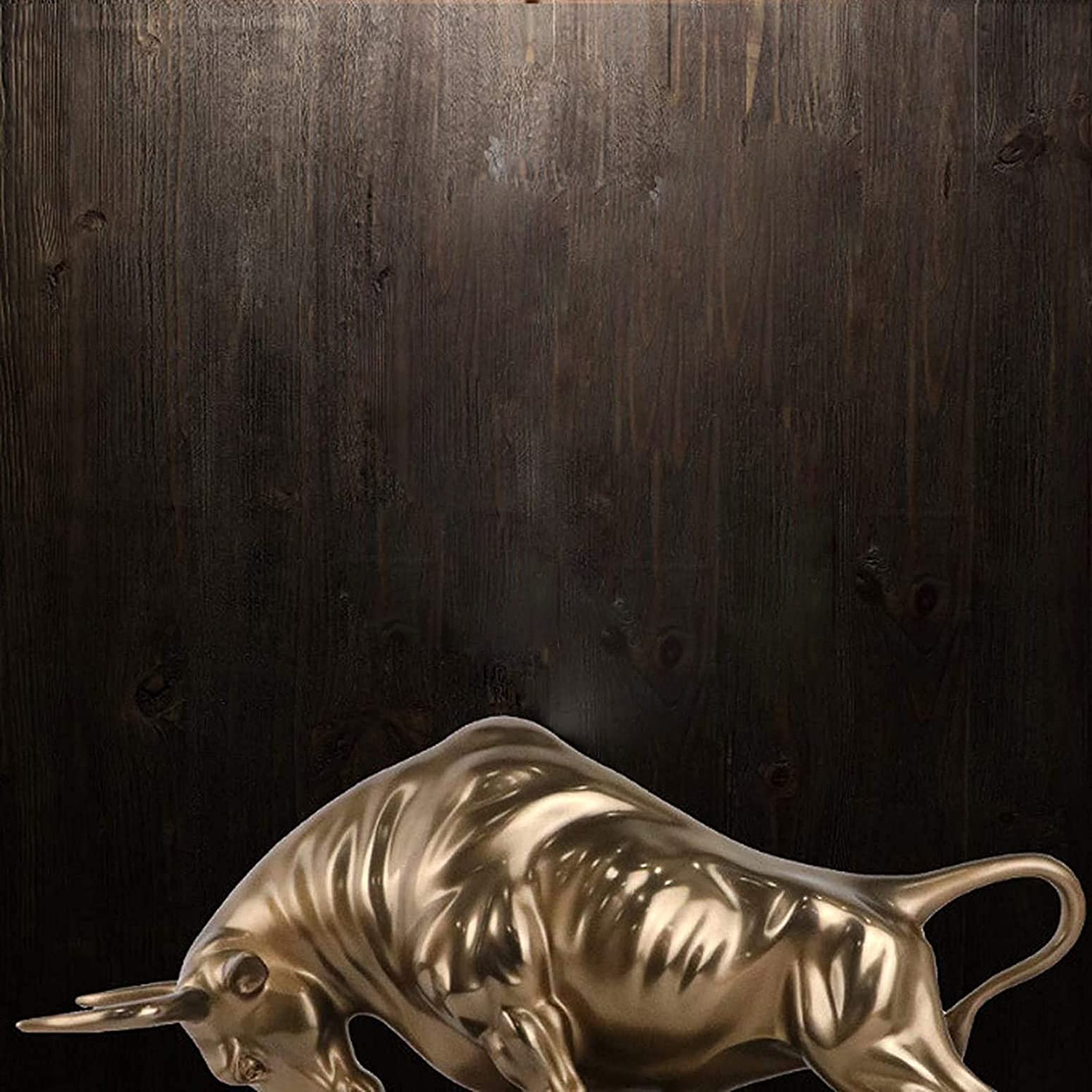 LGYKUMEG Cattle Skulptur Kuh Statue Maskottchen Exquisite Handwerk Ornament Bull Home Büro Dekoration Tier Figur Geschenk, Stier Harz Dekoration Tier Skulptur, Abstrakte Tier Skulptur
