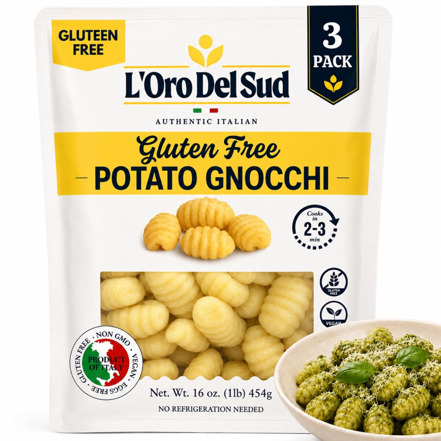 L’Oro Del Sud Gluten Free Potato Gnocchi