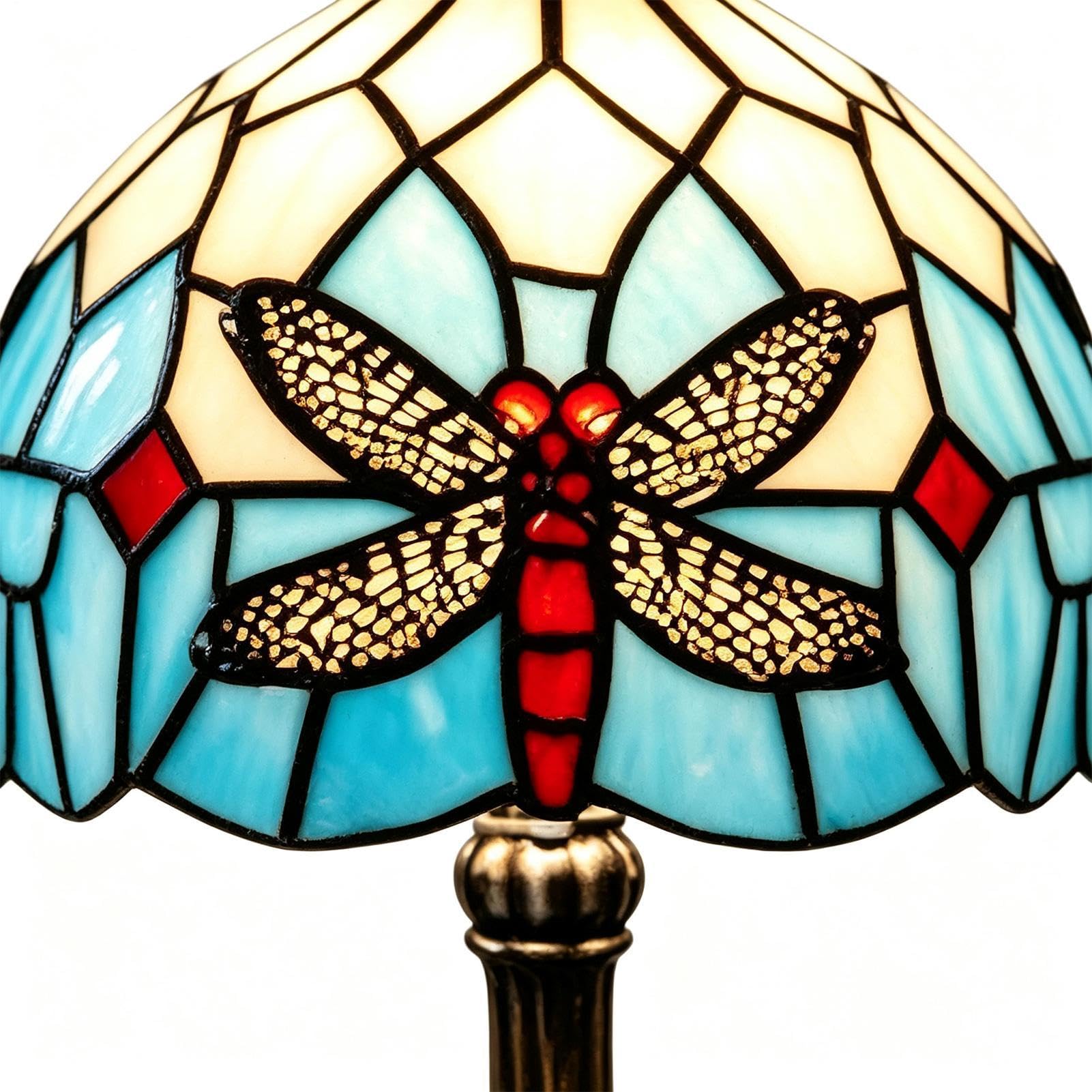 Lampada da tavolo, luce vintage per comodino con animali macchiati | Lampada da soggiorno per appartamento, soggiorno, camera da letto, cameretta dei bambini, studio, scrivania, comodino, tavolo