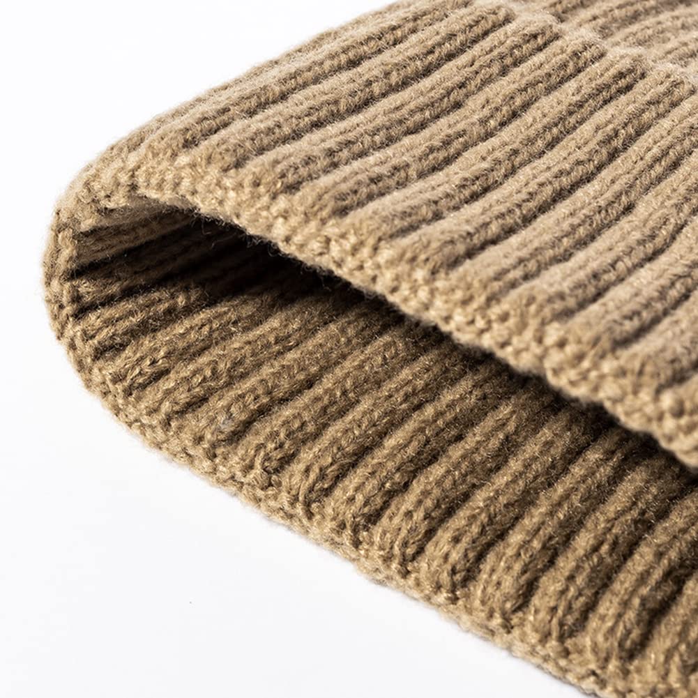 Gorro de Punto con puños de Invierno para Hombre y Mujer, Gorros Suaves y cálidos, Gorro de Invierno y otoño, 2 uds. Household faucets